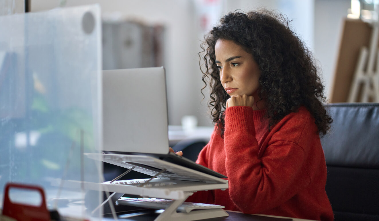 Vendor Supplier Enablement Woman on Computer